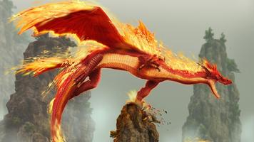 Red Dragon Live Wallpaper Affiche