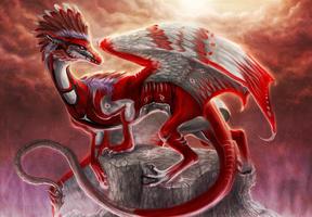 Red Dragon Live Wallpaper imagem de tela 1