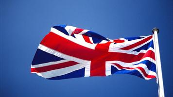 United Kingdom Flags Wallpaper Affiche