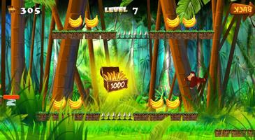 Jungle Gorilla Banana Kong syot layar 1