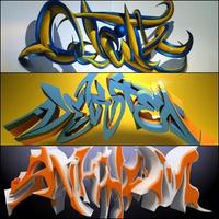 Graffiti 3D Design Program screenshot 1