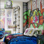 Graffiti Bedroom Walls