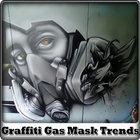 Graffiti Gas Mask Design icône