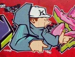 پوستر Graffiti Form Character