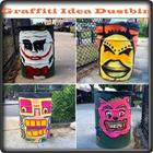 Graffiti Idea Dustbin ikona