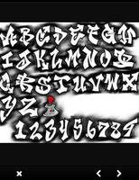 Graffiti Letters Alphabet A - Z Design screenshot 2