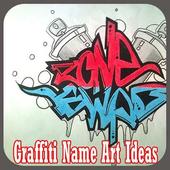 ikon Graffiti Nama Art Ide