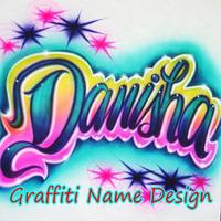 Graffiti Name Design Plakat