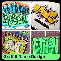 Graffiti Name Design โปสเตอร์