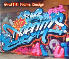 Graffiti Name Design Affiche