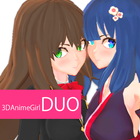 3DAnimeGirl DUO Ai&Sakuya VenusPortrait forEnglish أيقونة