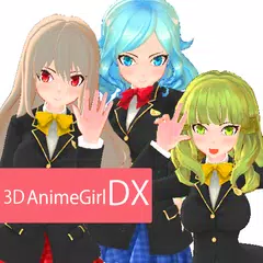 download 3DAnimeGirl DX DreamPortrait KAWAII Girl DressUp APK