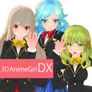 3DAnimeGirl DX DreamPortrait KAWAII Girl DressUp-APK