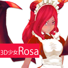 3D少女Rosa أيقونة