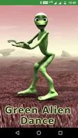Green Alien Dance Affiche