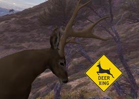 پوستر Deer Crossing