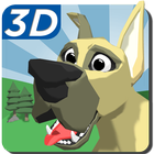 Dog 3D Fetch and Run icon