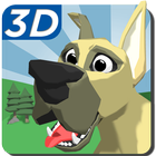 Dog 3D Fetch and Run icono