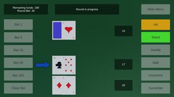 BlackJack screenshot 2