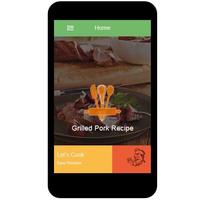 Grilled Pork Recipes پوسٹر