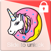 Unicorn ART PIN Screen Lock أيقونة