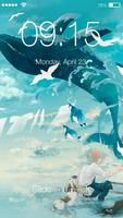 Poster Blue Whale ART Screen Lock