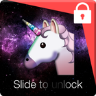 Emoji Unicornio Heart PIN Lock アイコン