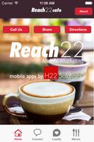 Reach22 Cafe Affiche