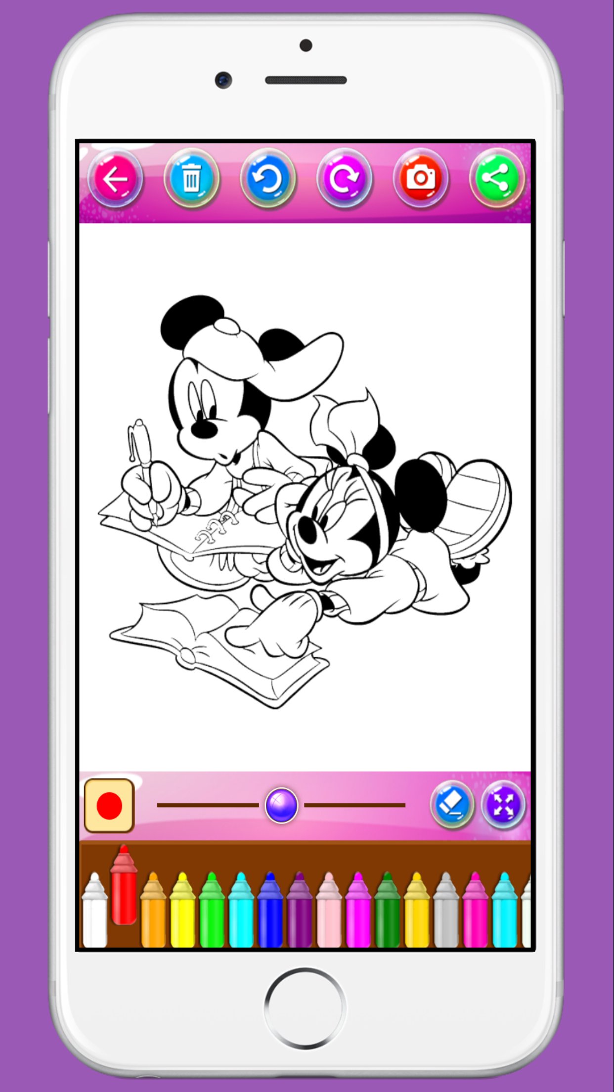 Mickey and Minnie Mouse Coloring Game For Children APK for