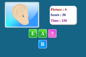 Human Body Spelling Game Ekran Görüntüsü 3