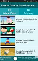 Humpty Dumpty Poem Rhyme VIDEO تصوير الشاشة 1