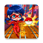 🐞 Hungry Ladybug : Chibi Cat icône