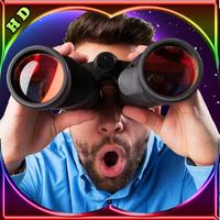 HD Binoculars - HD Jumelles پوسٹر