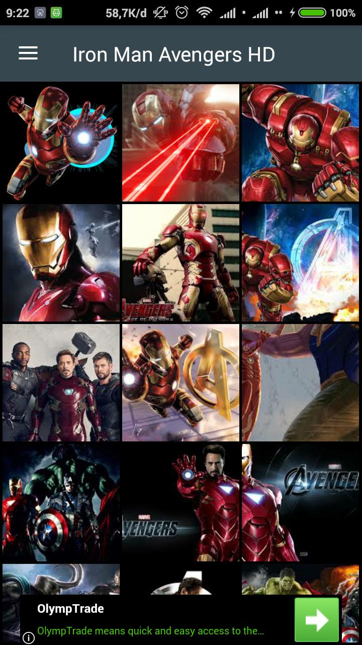 Tải xuống APK Iron Man HD Wallpaper cho Android