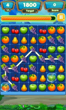 Screenshot 1 for Fruit Swiper Heroes