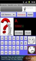 Cambridge YLE Spelling Game capture d'écran 1