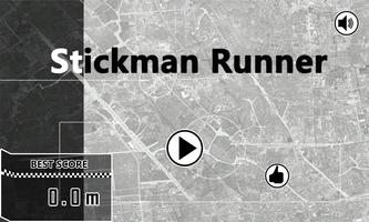 Stickman Runner Affiche