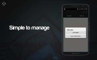Calls Blacklist ™-Call blocker اسکرین شاٹ 1
