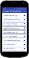 Computer Shortcuts Tutorial Plakat