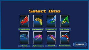 Dinosaur Robot Wars captura de pantalla 1