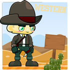 Western Cowboy-icoon