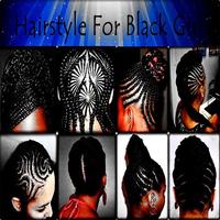 Hairstyle For Black Girl Affiche