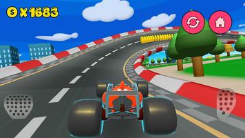 Cartoon Cars Driving تصوير الشاشة 1