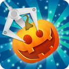 Halloween claw machine game icon