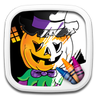 Halloween Coloring Games icône