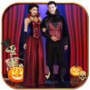 Halloween Para Fotografii Kostium aplikacja