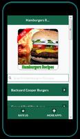 Hamburgers Recipes ảnh chụp màn hình 1