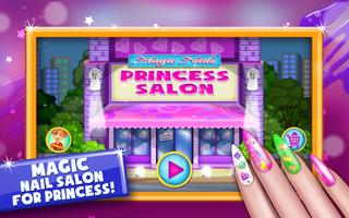 Princess Salon Magic Nail Game Affiche