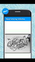 Poster Collezione lettering a mano 100+