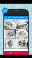 1 Schermata Collezione lettering a mano 100+